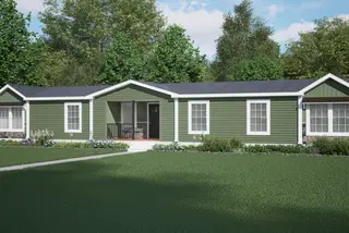 The rocking chair hero, elevation, and exterior home features