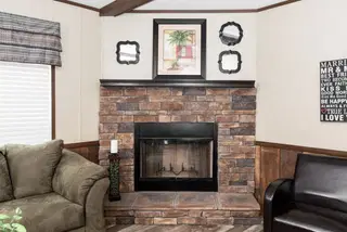 The riverway interior home features
