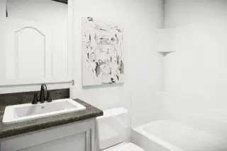 The bandit bathroom home features