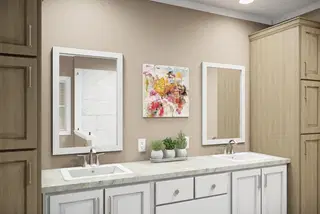 The bandon bathroom home features