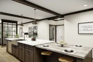The anderson ii kitchen home features