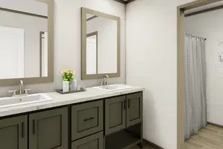 Snowcap bathroom home features