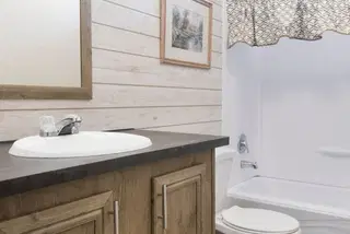The southern farmhouse 1312 bathroom home features