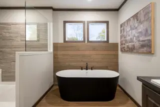 The keep bathroom home features