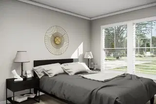The revere bedroom home features