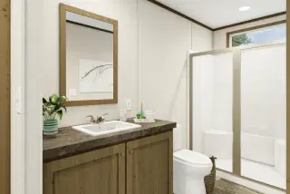 Grand living 72a bathroom home features