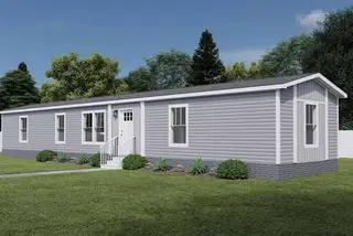 Move on up elevation and exterior home features