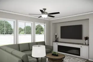 The revere interior home features