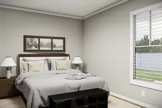 The washington bedroom home features