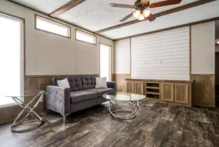 Anniversary entertainer interior home features