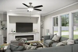 The washington interior home features