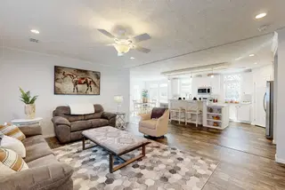 The hewitt interior home features