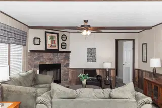 The riverway interior home features