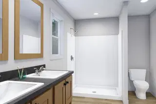Lovely day bathroom home features