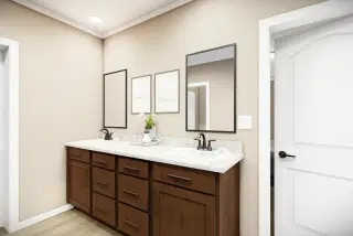 The bryant bathroom home features