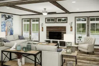 The sumner interior home features