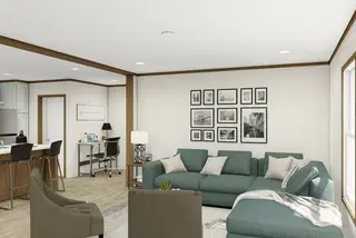 Glimpse interior home features