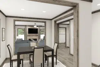The madison interior home features