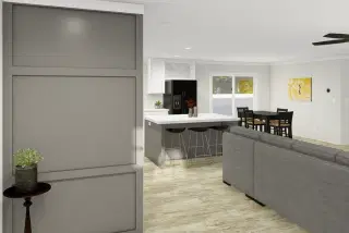 Grand living 76 interior home features