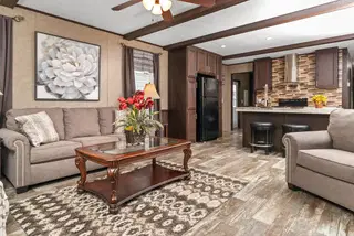 The parkside interior home features