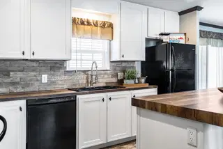 The stark kitchen home features