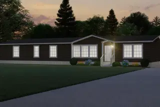 The leahy elevation and exterior home features