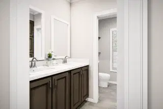 The valhalla bathroom home features