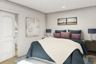 Walk the line bedroom home features