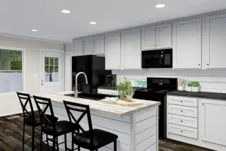 Northshore Clayton mobile home interior