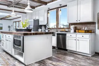 The liza jane kitchen home features