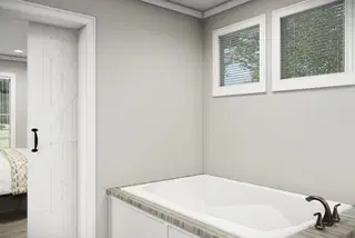The revere bathroom home features