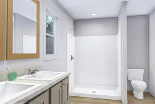 Lovely day bathroom home features