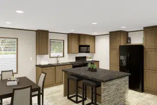 Grand living 64 kitchen home features