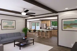 The jackson interior home features