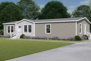 Shout elevation and exterior home features