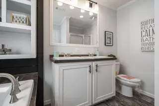 The mercer bathroom home features