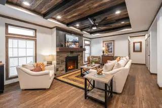 The mill house interior home features
