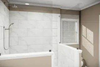 The bandon bathroom home features