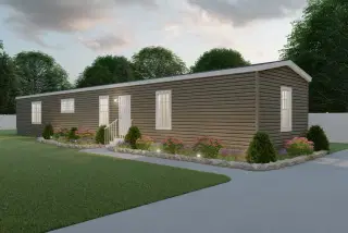 The bexar elevation and exterior home features