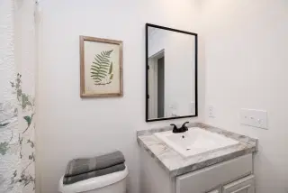 The anna fae bathroom home features