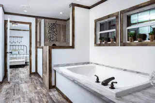 The liza jane bathroom home features