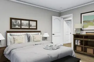 The franklin bedroom home features