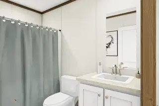 Glimpse bathroom home features