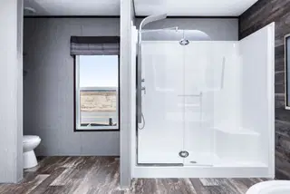 The shoreline bathroom home features