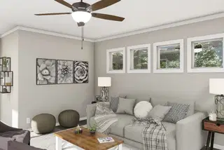 The alexander interior home features
