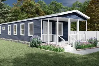 Riverview hero, elevation, and exterior home features