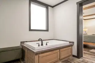 Boujee lux bathroom home features