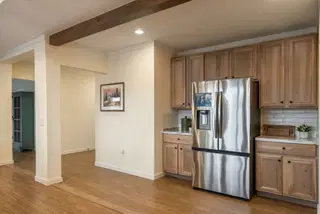 The rocking chair kitchen home features