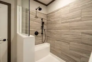 The keep bathroom home features