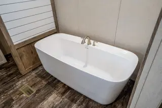 Anniversary entertainer bathroom home features